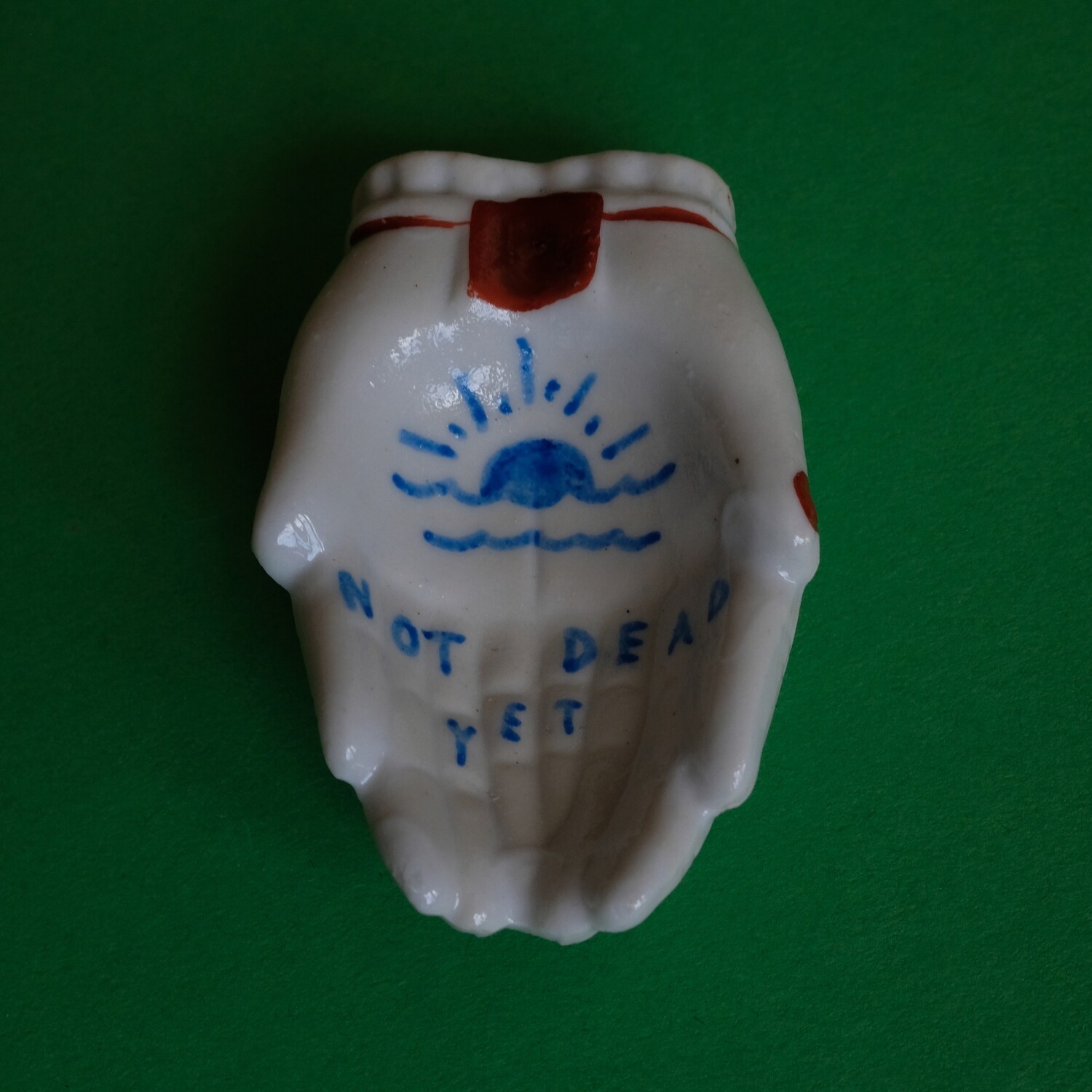 #60 - Small hand painted vintage Japanese ashtray​ by Bruno Levy
