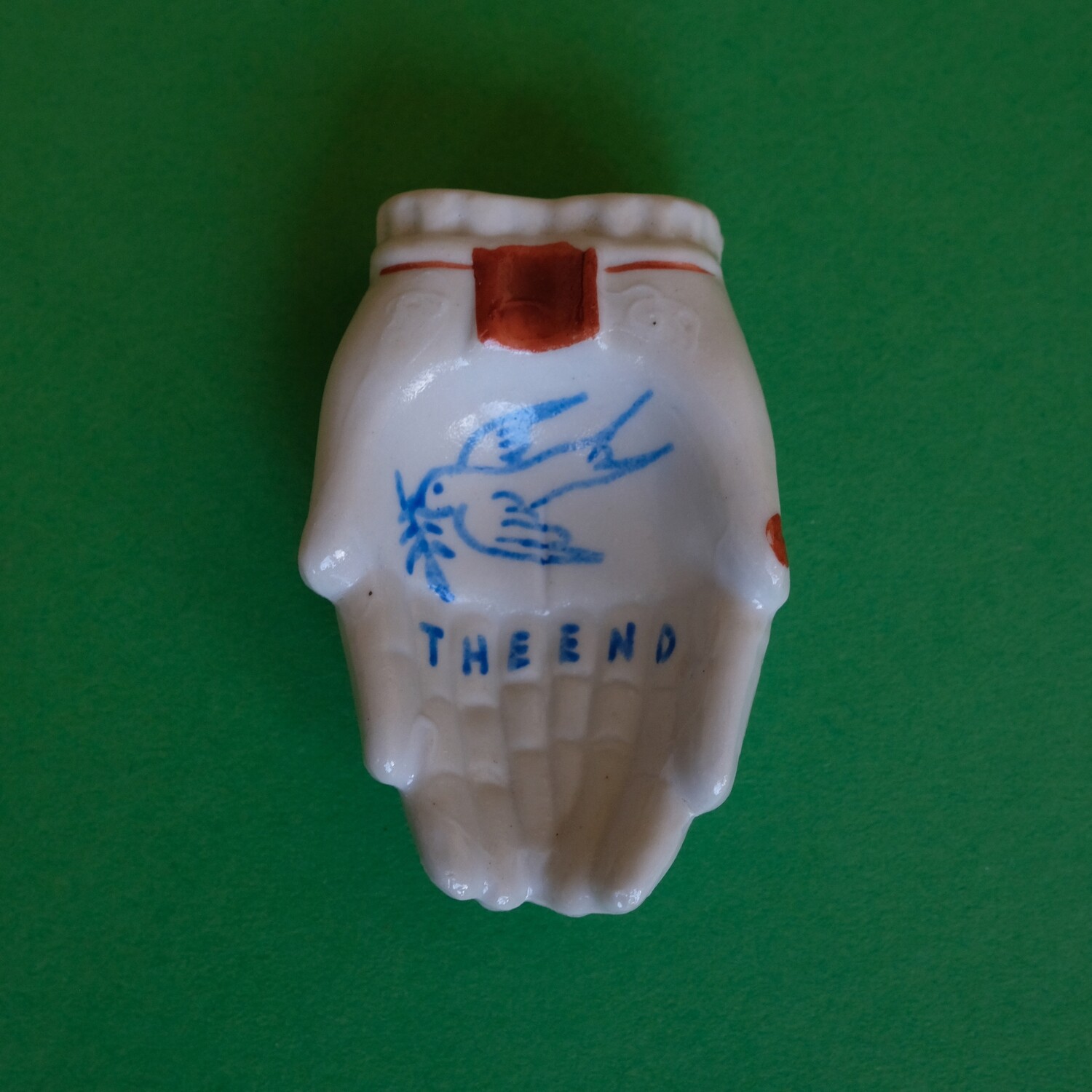 #98 - Small hand painted vintage Japanese ashtray​ by Bruno Levy
