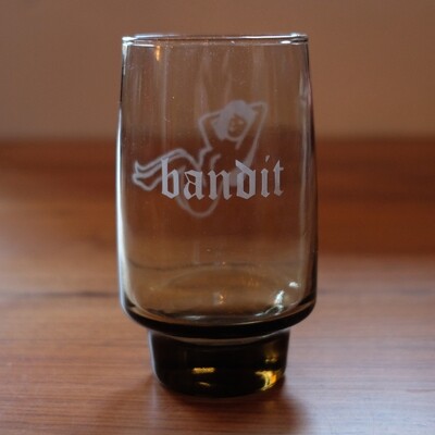 BANDIT Vintage Drinking Glass 2/6
