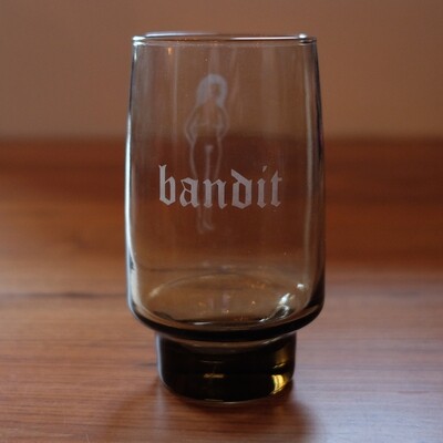 BANDIT Vintage Drinking Glass 3/6