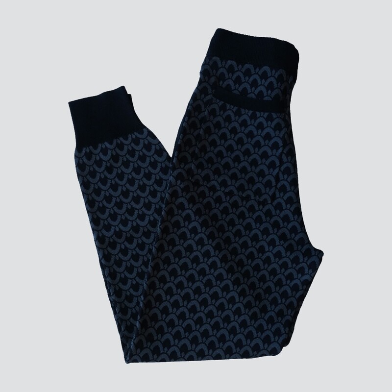 BLACK OVERSIZED SNAKE SCALE JOGGERS // PRE-ORDER