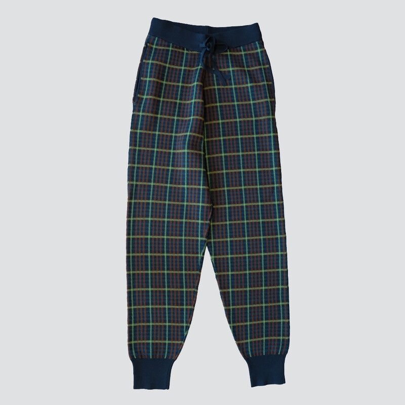 GREEN OVERSIZED SQUARES  JOGGERS // PRE-ORDER