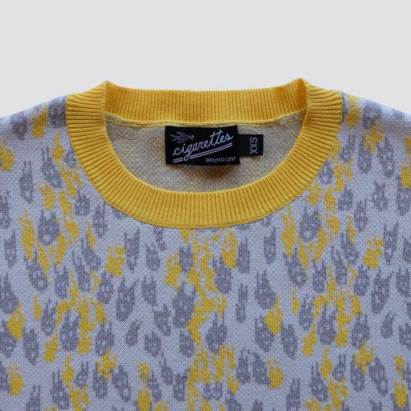 SUNRISE DEVIL KNIT COTTON CREWNECK SWEATER // PRE-ORDER