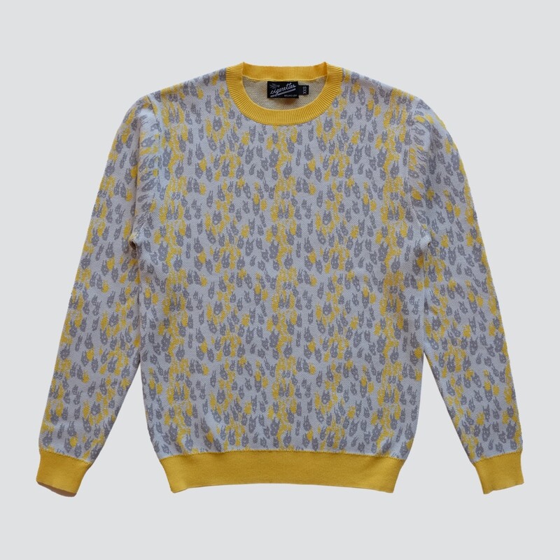 SUNRISE DEVIL KNIT COTTON CREWNECK SWEATER // PRE-ORDER