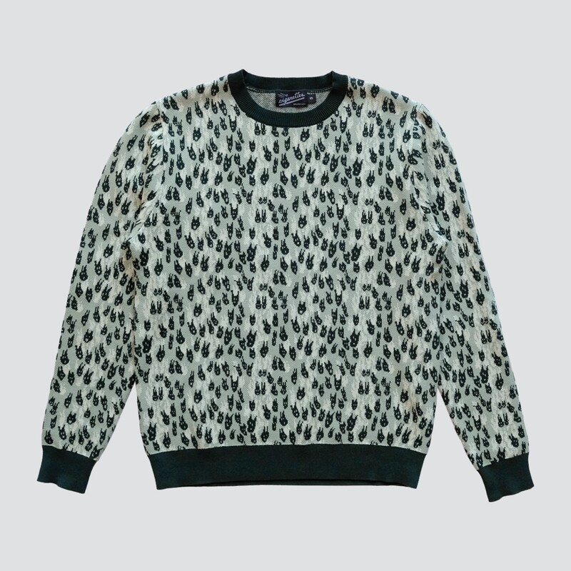 GREEN DEVIL COTTON CREWNECK SWEATER // PRE-ORDER