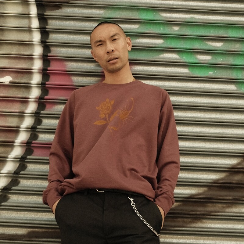 GOLD SCORPION LIGHTWEIGHT FRENCH TERRY RAGLAN SWEATSHIRT - LIMITED EDITION OF 12