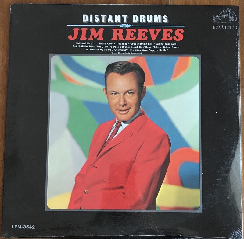 Jim Reeves Distant Drums Mono UK(英)盤 LP Jim Reeves 