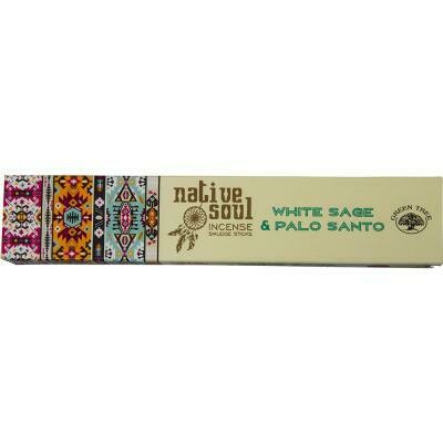 Green Tree Native Soul - White Sage and Palo Santo - Stick Incense 15g