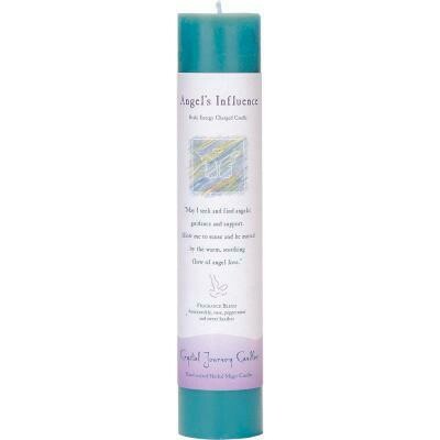 Reiki Herbal Pillar Candle - Angel's Influence 7" Reiki Herbal Pillar Candle - Angel's Influence 7"
