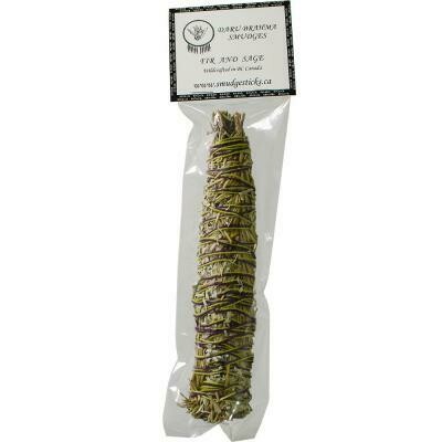 Canadian Fir and Sage Smudge Stick 7"