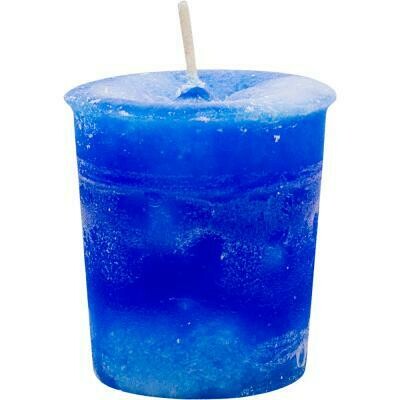 Chakra Votive Candle - Throat Chakra (Blue)