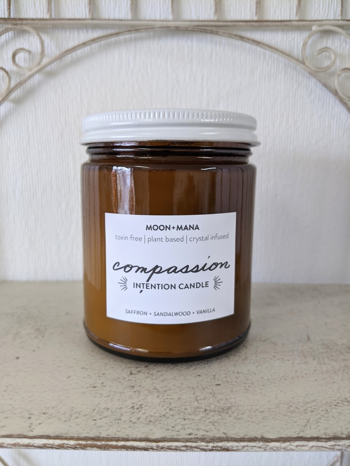 Moon & Mana Intention Candle - Compassion 9oz