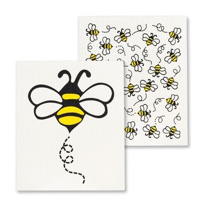 The Amazing Swedish Dishcloth - Allover Bees