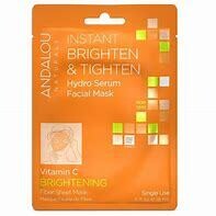 Andalou Naturals Instant Brighten &amp; Tighten Hydro Serum Facial Mask