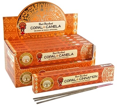 Hari Darshan Copal & Cinnamon Stick Incense - 15g