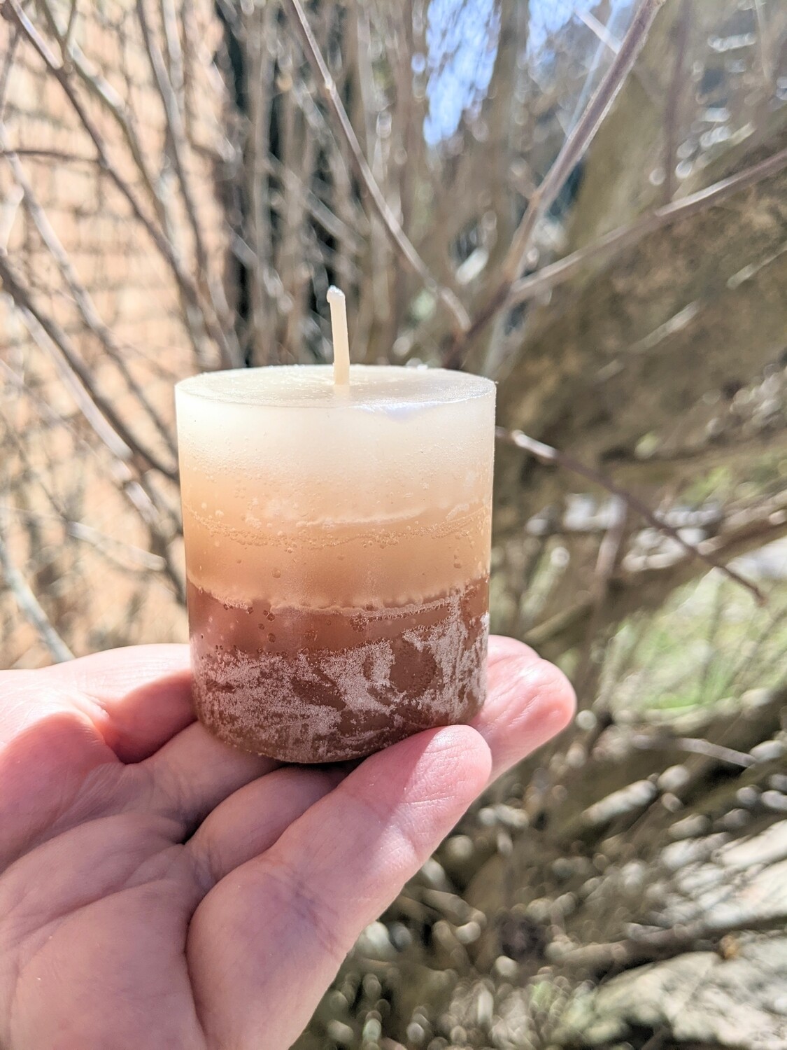 Zenature Elemental Pillar Candle - Earth