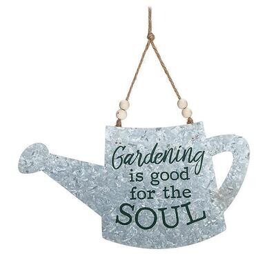 Watering Can Sign - Gardening is Good for the Soul