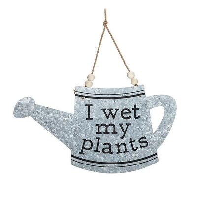 Watering Can Sign - I Wet My Plants