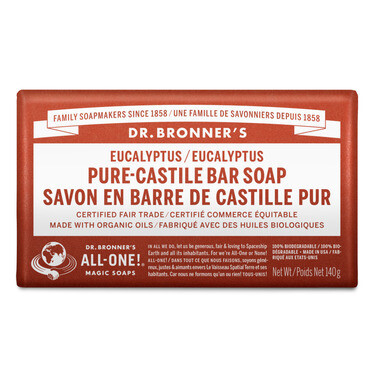 Dr Bronners Pure Castile Bar Soap (Eucalyptus)