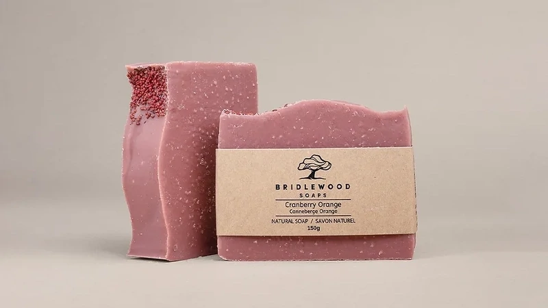 Bridlewood Soaps - Cranberry Orange Soap Bar