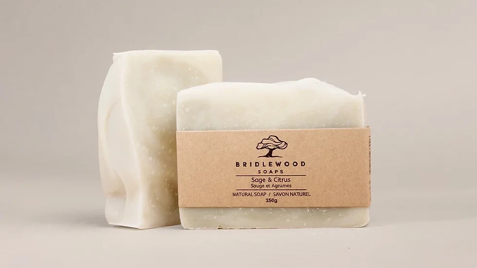 Bridlewood Soaps - Sage &amp; Citrus Soap Bar