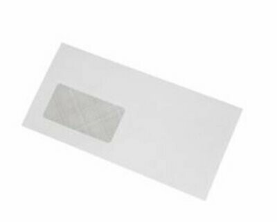 DL White Window Machine Envelopes (1000)