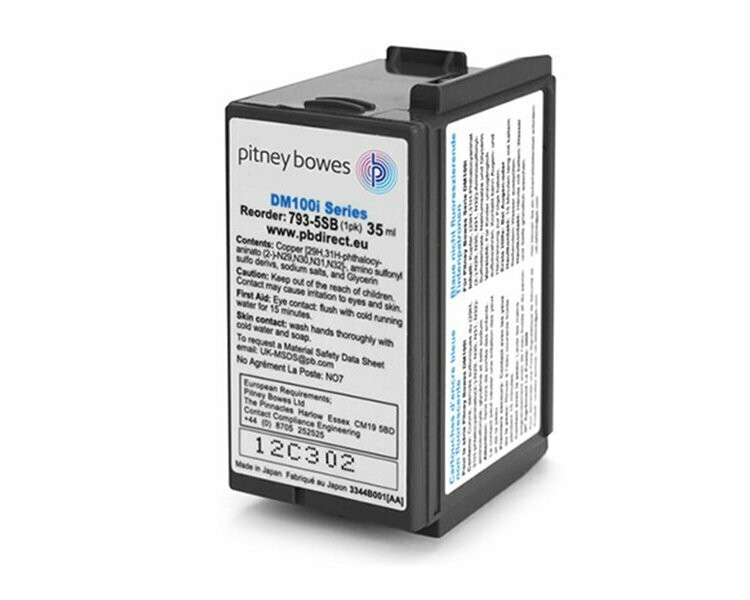 Pitney Bowes DM100 to DM220 plus Send Pro Blue Ink Part number 793-5SB