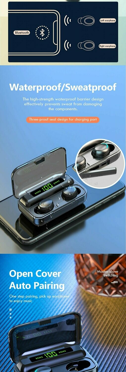 TWS Bluetooth 5.0 Earphones