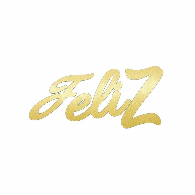 Feliz Sticker Gold
