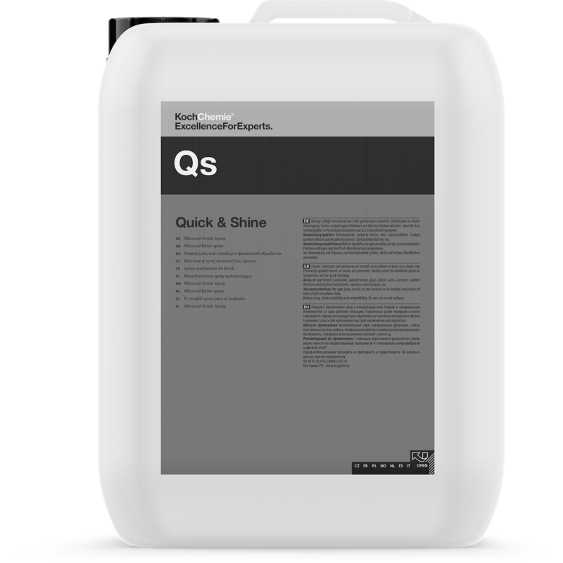 Quick & Shine Qs - Allround-Finish-Spray 10l Quick & Shine Qs - Allround-Finish-Spray 10l