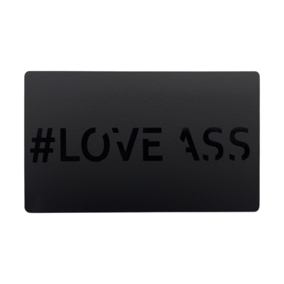 #LOVE ASS Sonnenblenden Sticker 2er Set