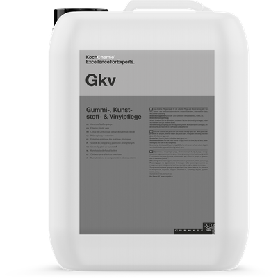 Gummi-, Kunststoff- & Vinylpflege Gkv - Kunststoffaußenpflege 10l Gummi-, Kunststoff- & Vinylpflege Gkv - Kunststoffaußenpflege 10l