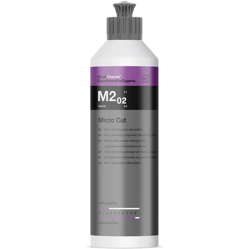 Micro Cut M2.02 - Hochglanz Antihologramm Politur, Größe: 250ml Flasche