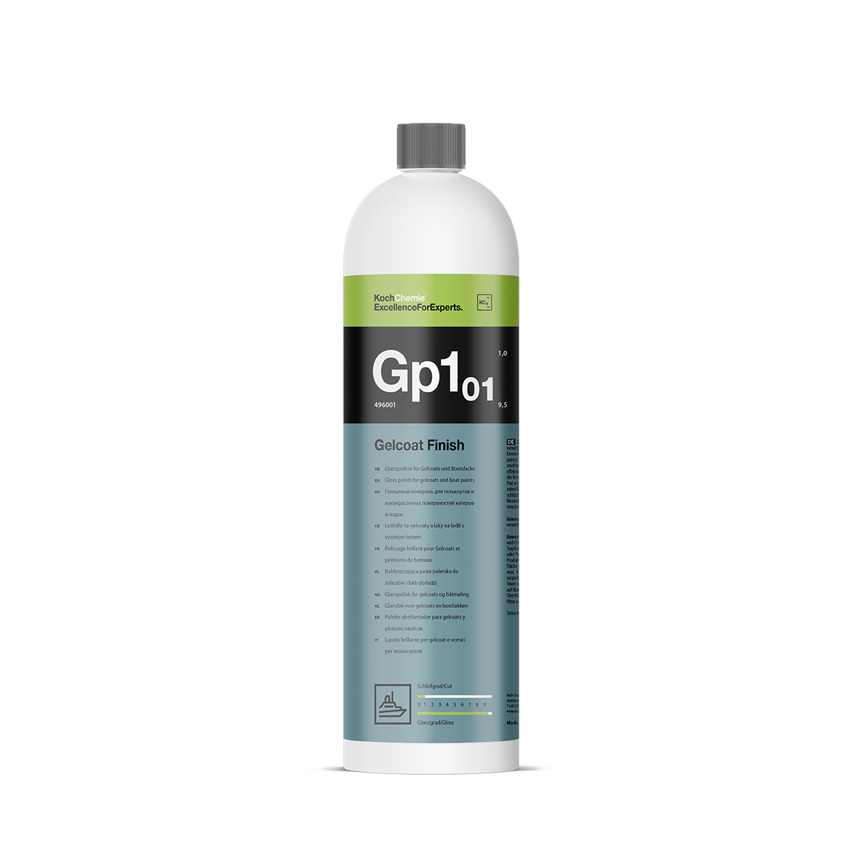 Gelcoat Finish Gp1.01 - Glanzpolitur für Gelcoats und Bootslacke 1l
