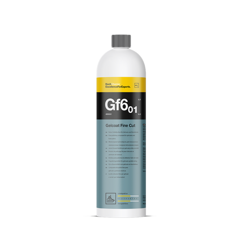 Gelcoat Fine Cut Gf6.01 - Feine Schleifpolitur für Gelcoats und Bootslacke 1l Gelcoat Fine Cut Gf6.01 - Feine Schleifpolitur für Gelcoats und Bootslacke 1l
