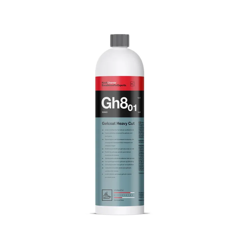 Gelcoat Heavy Cut Gh8.01 - Grobe Schleifpolitur für Gelcoat und Bootslacke 1l Gelcoat Heavy Cut Gh8.01 - Grobe Schleifpolitur für Gelcoat und Bootslacke 1l