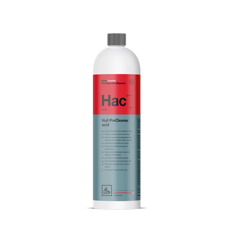 Hull Precleaner acid Hac - Sauerer Vorreiniger für Bootsrumpf und -deck Hull Precleaner acid Hac - Sauerer Vorreiniger für Bootsrumpf und -deck