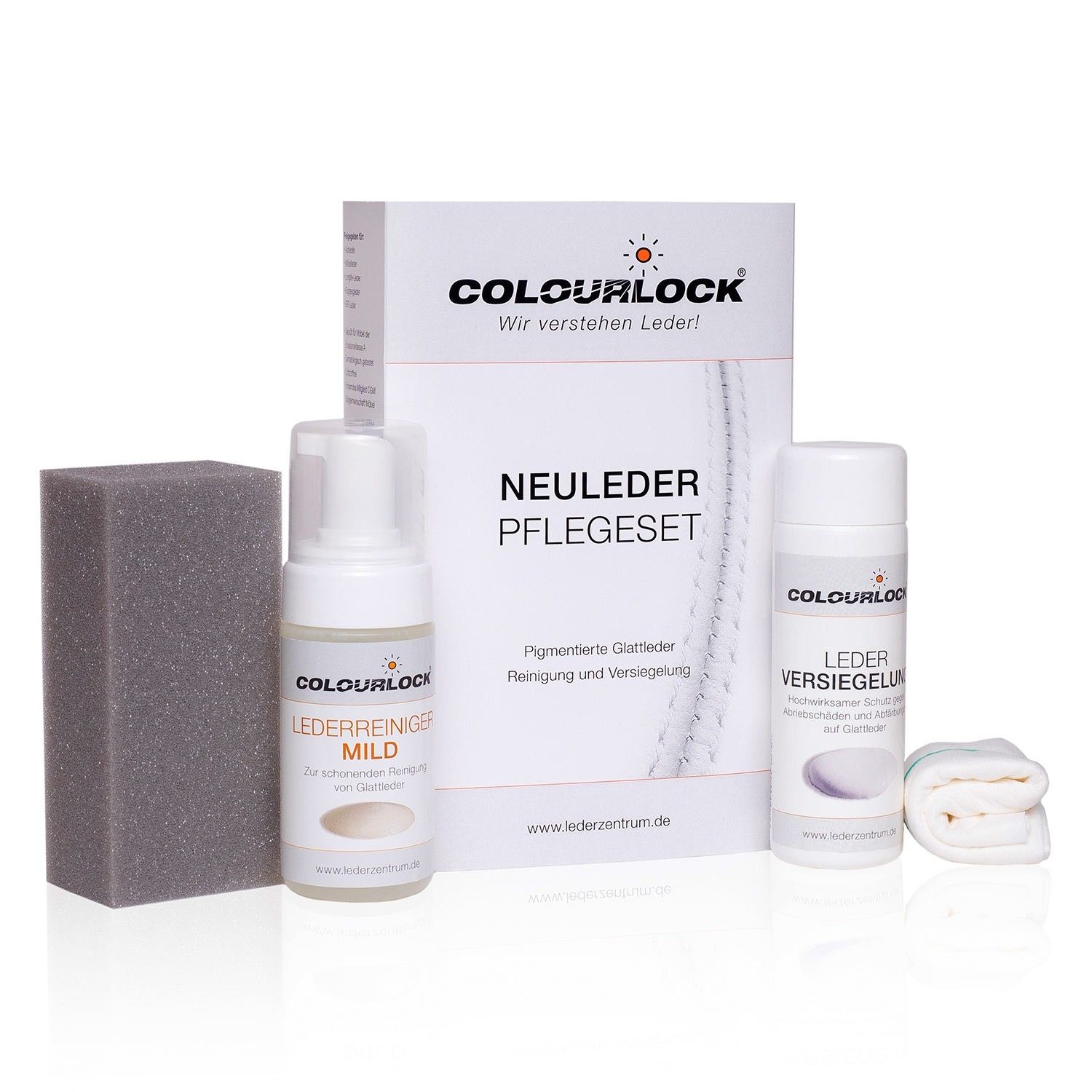 COLOURLOCK GLATTLEDER PFLEGESET MIT LEDER PROTECTOR