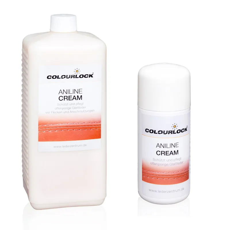 COLOURLOCK ANILINE CREAM Pflege und Fleckenschutz für offenporige und feinnarbige Glattleder COLOURLOCK ANILINE CREAM Pflege und Fleckenschutz für offenporige und feinnarbige Glattleder