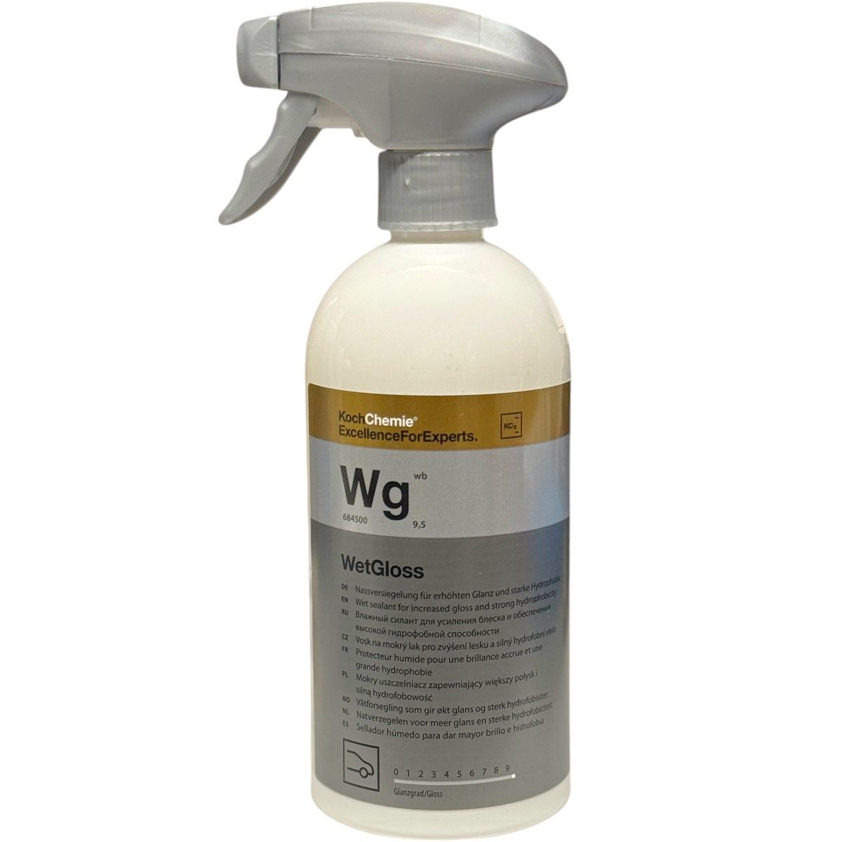 WetGloss Wg - Nassversiegelung für erhöhten Glanz und starke Hydrophobie 500ml