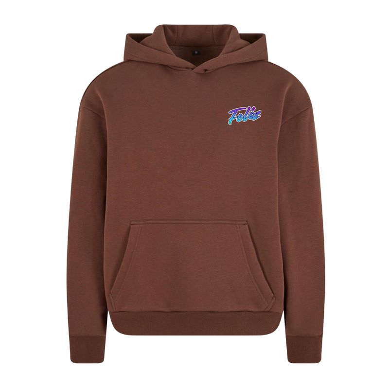 HOODIE "FELIZ NAVIDAD" BRAUN