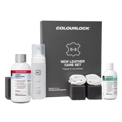COLOURLOCK New Leather Care Set - Pflegeset für neue Glattleder (0 bis 3 Jahre)