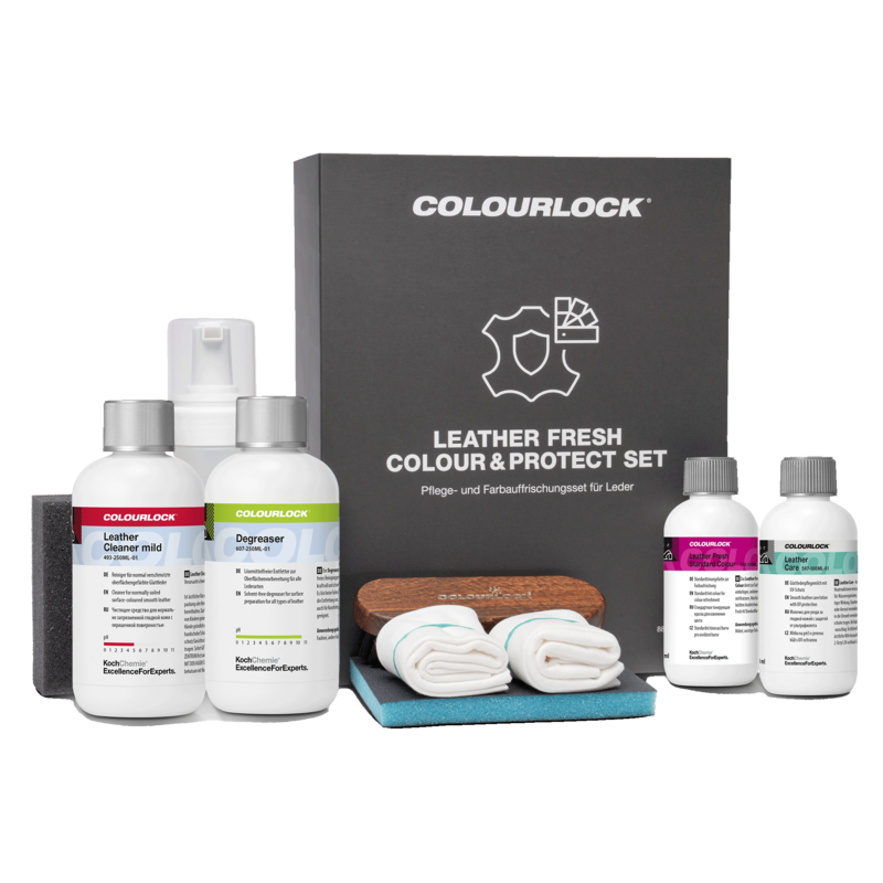 COLOURLOCK Leather Fresh Colour & Protect Set - Pflege- und Farbauffrischerset für Leder COLOURLOCK Leather Fresh Colour & Protect Set - Pflege- und Farbauffrischerset für Leder
