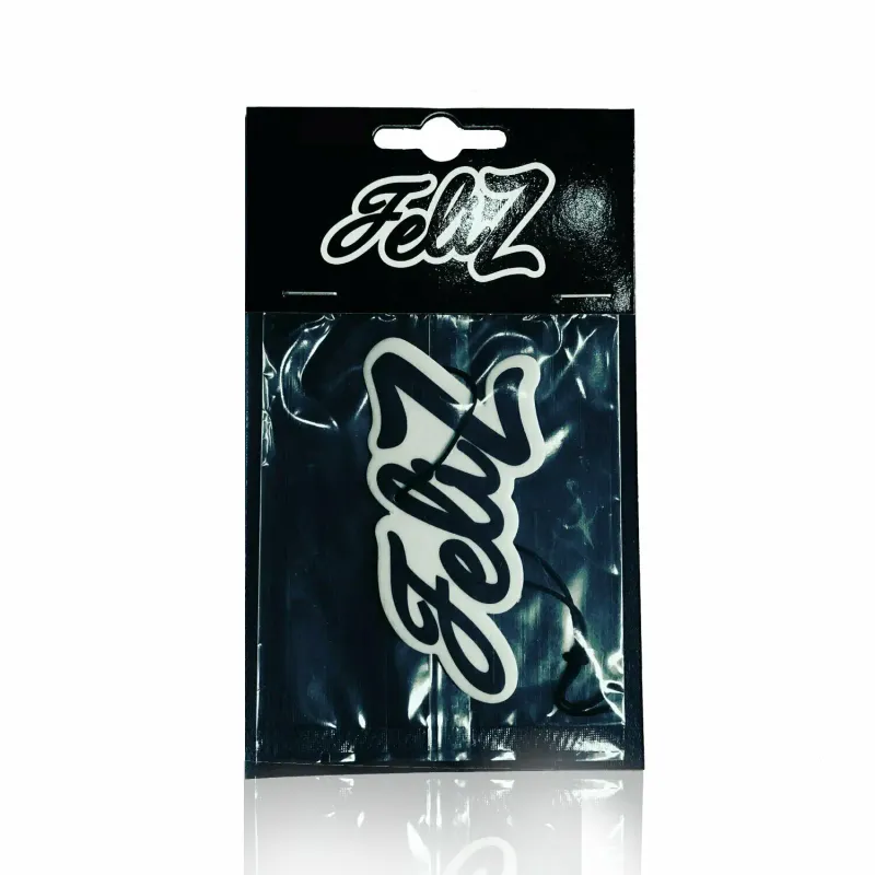 Feliz air freshener with New Car aroma