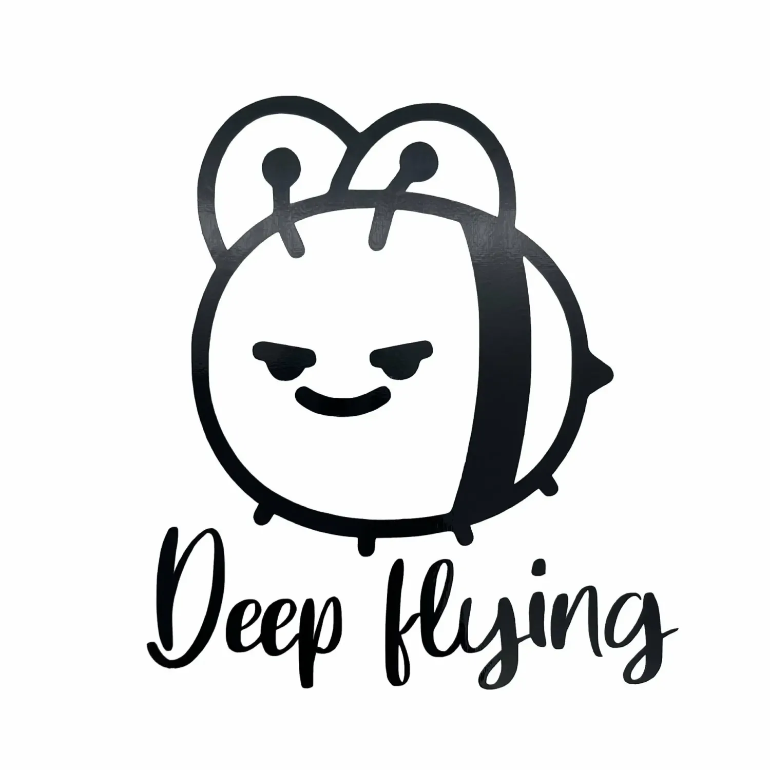Deep flying bee stickers