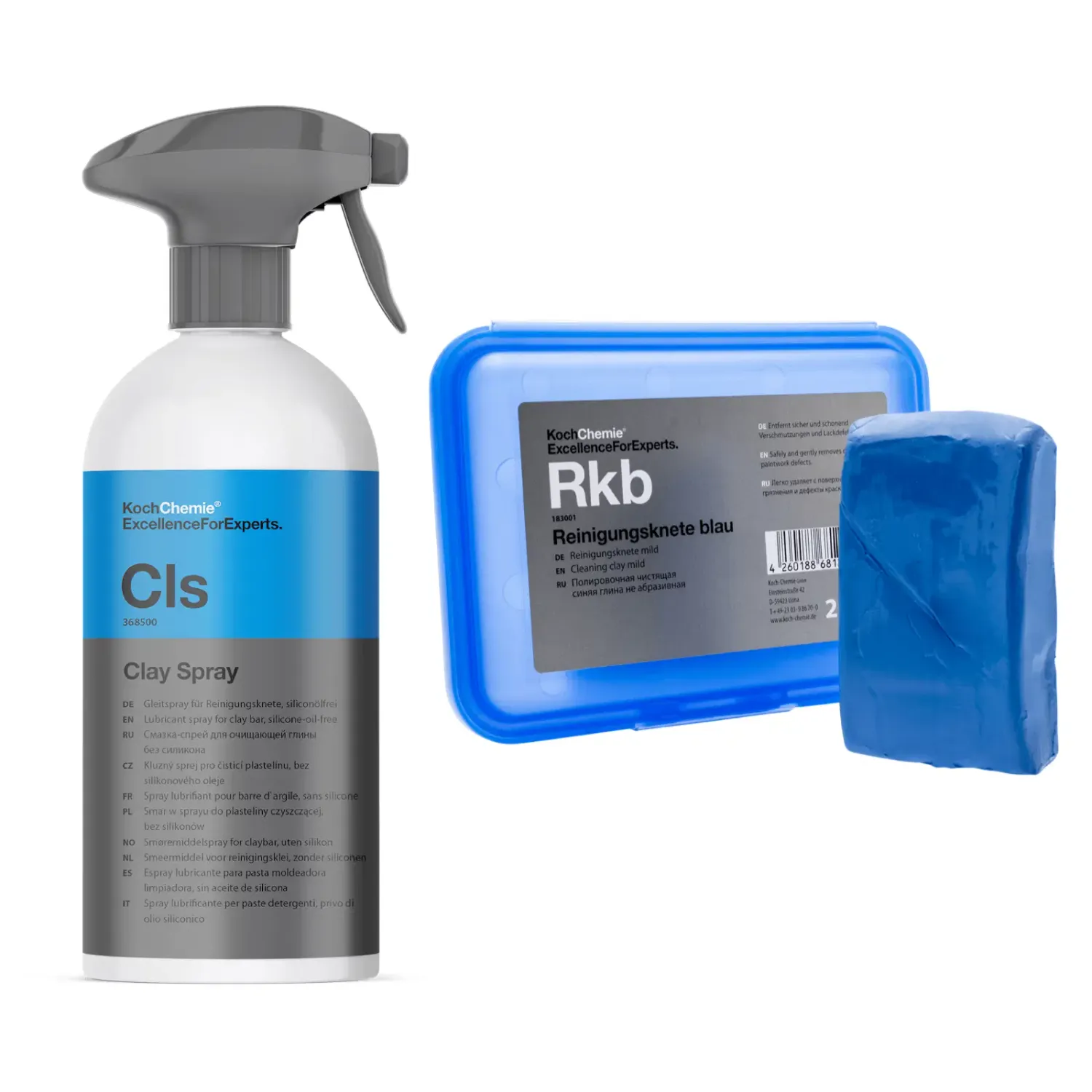 Clayspray Set, Set-Ausführung: Blau (Rkb)