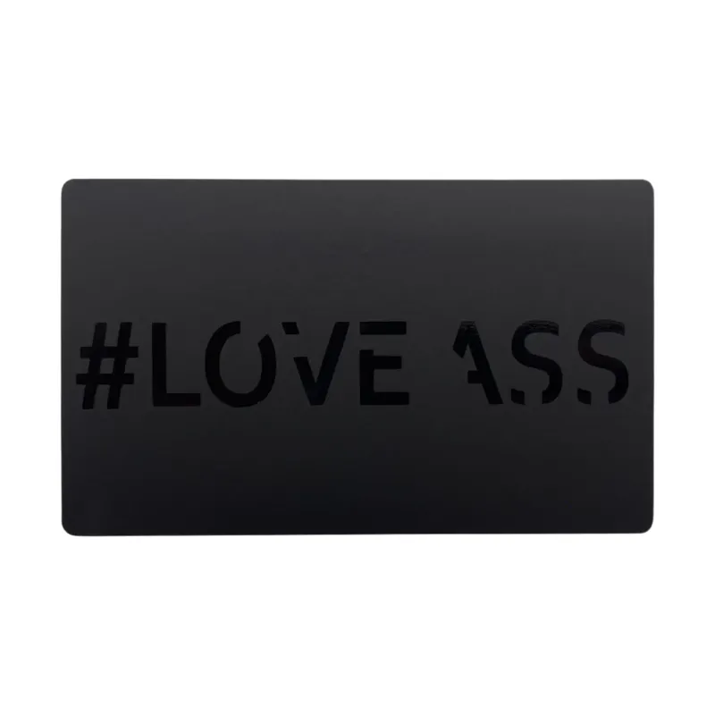 #LOVE ASS Sun Visor Stickers