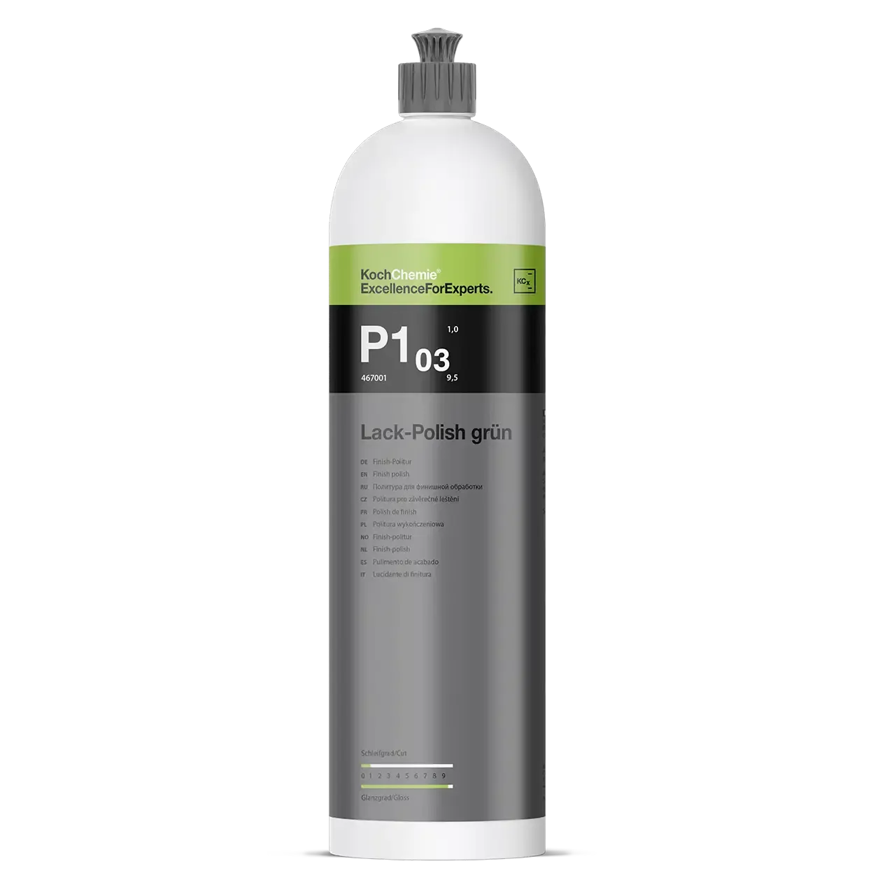 Lack-Polish grün P1.03 - Finish Politur 1l Lack-Polish grün P1.03 - Finish Politur 1l