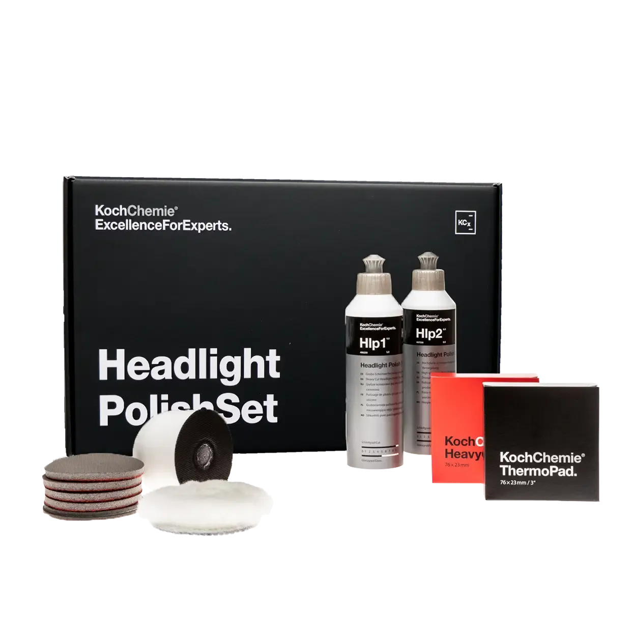 Headlight Polish Set - Scheinwerfer-Aufbereitungsset Headlight Polish Set - Scheinwerfer-Aufbereitungsset