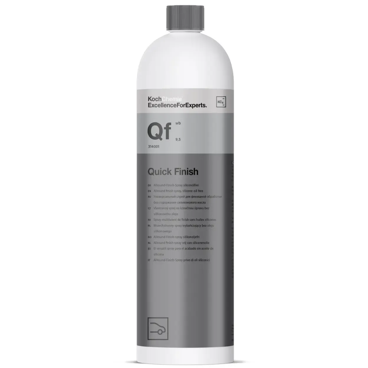 Quick Finish Qf - Allround-Finish-Spray siliconölfrei 1l Quick Finish Qf - Allround-Finish-Spray siliconölfrei 1l